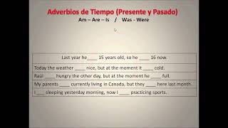 Adverbios de tiempo [upl. by Jez537]