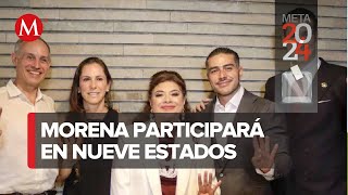 Morena publica finalistas para competir por gubernaturas en elecciones de 2024 [upl. by Aeila]