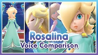 Rosalina Voice Comparison  My Opinion 2007  Present [upl. by Sanoy]