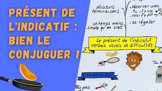 PRÉSENT de LINDICATIF  la bonne recette pour bien le conjuguer [upl. by Dale]