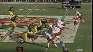 1998 Rose Bowl Michigan 21 WSU 16 PART 1 [upl. by Jaf]