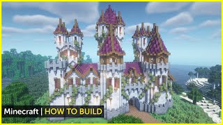 Minecraft How to Build a Fantasy Castle  DOWNLOAD [upl. by Aivon]