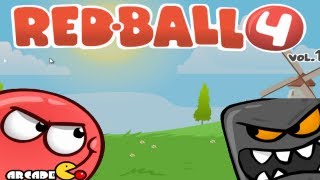 Red Ball 4 VOL 1 Walkthough All Levels [upl. by Donella]