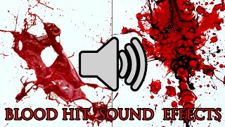 Blood Hits Sound Effects  Headshot Blood Sound Effect [upl. by Fariss]