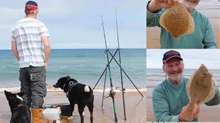 Beach fishing for Turbot amp Flounder Aberdeenshire kintakintyea [upl. by Inahpit]