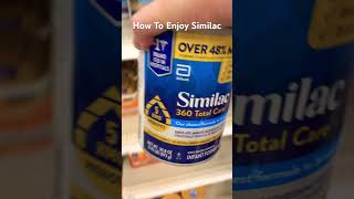 How To Enjoy Similac baby babyfood momlife parenting dadlife shorts children funny fyp [upl. by Lebana]