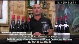 Domaine Comte Georges de Vouge 2010 Offering [upl. by Gingras]