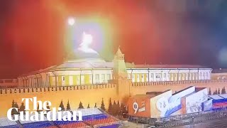 Explosion seen over Kremlin palace [upl. by Hgalehs290]