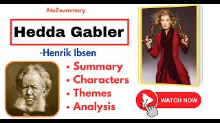 Hedda Gabler by Henrik Ibsen Summary Analysis Characters amp Themes henrikibsen dramaalert [upl. by Bevash]