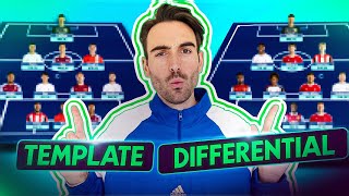 DIFFERENTIAL DRAFT vs TEMPLATE DRAFT  FPL GW29 FREE HIT [upl. by Shari]