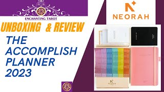 Unboxing amp Review of The Accomplish Planner 2023 by AtelierNEORAH planner2023 planner unboxing [upl. by Enaira]