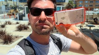 ABBIAMO TROVATO UN IPHONE 6S SULLA SPIAGGIA  Vlog dalla California 2 [upl. by Valry]