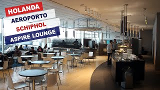 🇳🇱 Sala VIP Aspire Lounge Aeroporto de Schiphol  Holanda PatriciaViaja [upl. by Wengert264]