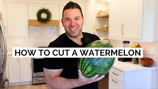 How to Cut a Watermelon The Right Way [upl. by Pacificia757]