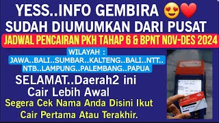 PKH Hari ini 3 Kejutan gembira Besok Rabu Untuk Pencairan PKH BPNT NovDes Harus Tahu Ya [upl. by Albertine424]