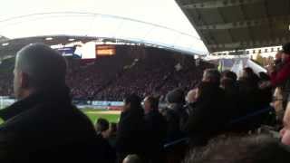 13th minute applause for Henry Tattersall Huddersfield v Burnley [upl. by Aiuqat850]