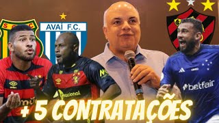 💣5 JOGADORES VÃO CHEGAR NO SPORT ATÉ SEXTA DIZ PRESIDENTE💣RONALDO NO AVAÍ  RENZO FICA [upl. by Leann673]