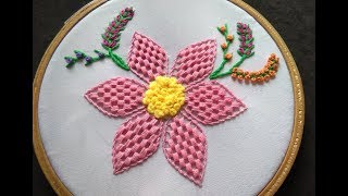 Hand Embroidery  Cluster Stitch [upl. by Florence611]