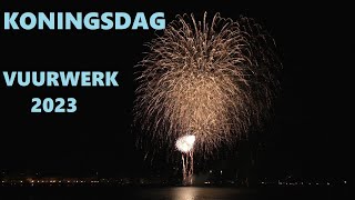 Koningsdag Vuurwerk Drierivierenpunt 2023  DFP [upl. by Vasos]