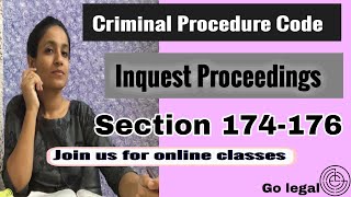 Inquest Proceeding  Section 174  176 of CrPC [upl. by Eissirc]