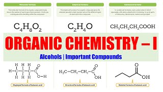 32 Alcohols Important Compounds  Organic Chemistry 01 BPharmacy 2nd Semester [upl. by Cinomod304]