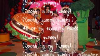 Favorite Food By Victorious Cast Lyrics On Screen [upl. by Durrej]