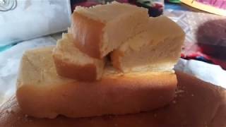 Simple Jiggly Cake Hokkaido recipe  BIA Homemade [upl. by Einnij971]