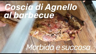 Cucina Coscia di agnello al barbecue  morbida e succosa [upl. by Aisatsanna]