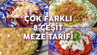 Evde Rahatlıkla Hazırlayabileceğiniz 8 Çok Farklı Meze Tarifi  Meze Tarifleri  Yemekcom [upl. by Alahc641]