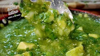 Cómo preparar salsa al Verdeo  Las mejores salsas [upl. by Mehcanem202]