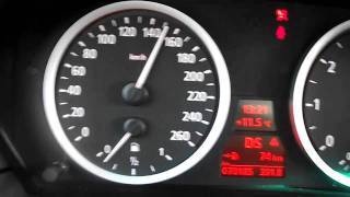 BMW E60 545i 0200kmh 18 sec 0250kmh 30 sec [upl. by Eiffe671]