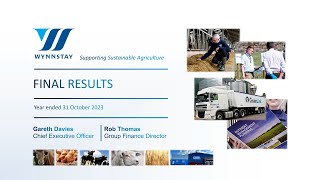 Wynnstay Group WYN Full Year 2023 results presentation  Febuary 24 [upl. by Cown]