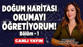 Doğum Haritası Okumayı Öğretiyorum Astrolog Duygu Demir [upl. by Tiny]