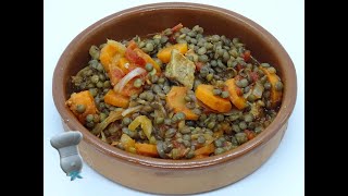 Recette de lentilles à la marocaine [upl. by Nazarius]