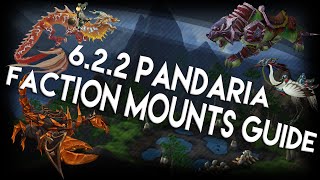 WoW 62 Gold  Mount Guide  Klaxxi August Celestials ShadoPan Golden Lotus Rep Guide [upl. by Lidaa]