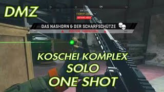 Call of Duty Modern Warfare 2 DMZ Koschei Komplex Solo DAS NASHORN UND DER SCHARFSCHÜTZE ONE SHOT [upl. by Anirad282]