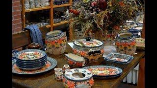 Стильная Керамическая посуда Polish Pottery от Campo amp Fiori Store [upl. by Amice721]