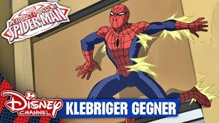 DER ULTIMATIVE SPIDERMAN  Clip Klebriger Gegner  Disney Channel [upl. by Etnaled]