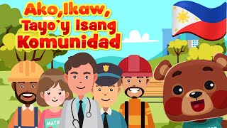 Ako Ikaw Tayoy Isang Komunidad Nursery Rhyme  Rollover the Ocean in Filipino Awiting Pambata [upl. by Nagy]