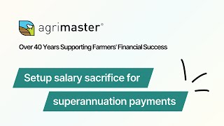 Setup salary sacrifice for superannuation payments  Wagemaster Tutorials [upl. by Head]