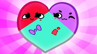 Heart Shapes TOGETHER In Snipperclips [upl. by Leslee228]