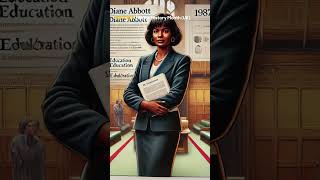 Diane Abbott First Black Woman in UK Parliament  Black History Month history [upl. by Takakura279]