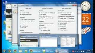 7 Taskbar Tweaker demo [upl. by Anar70]
