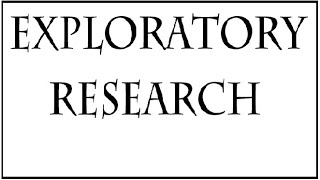 Exploratory Research WHAT IS EXPLORATORY RESEARCH IN HINDIRajaRajbanshi [upl. by Aneel]