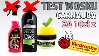 WOSK Z BIEDRONKI ZA 10zł Q11 CARNAUBA WAX  SWAGTV [upl. by Nnybor780]