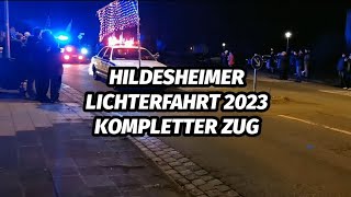 Lichterfahrt Hildesheim Lichterfahrt Hildesheim 17122023  Kompletter Auto Zug  Full HD [upl. by Hijoung]