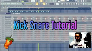 FL Studio Kick Snare Pattern Tutorial  How to Make Beats  FL Studio [upl. by Conroy]