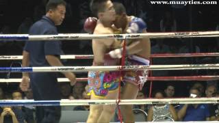 Muay Thai  Detnarong vs Kwankhao  Lumpini Stadium 24th January 2014 [upl. by Ogawa564]