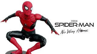 Medicom MAFEX SpiderMan No Way Home Upgraded Suit Action Figure Review Español [upl. by Ligetti]