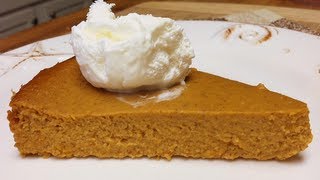 EASY HEALTHY CRUSTLESS PUMPKIN PIE [upl. by Forcier]